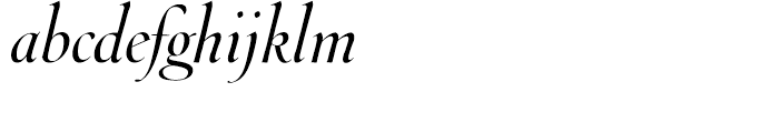 Throhand Italic Font LOWERCASE