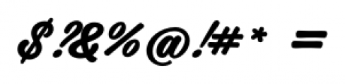 Thander Regular Font OTHER CHARS