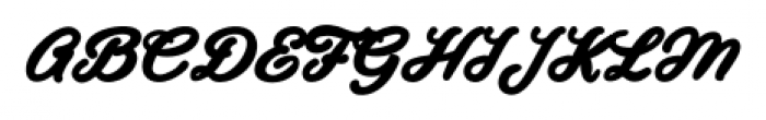 Thander Regular Font UPPERCASE