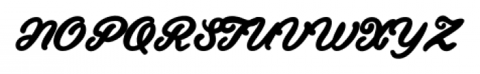 Thander Regular Font UPPERCASE