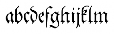 Theuerdank Fraktur Pro Regular Font LOWERCASE