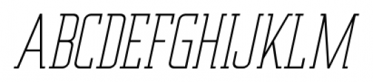 Thinly Disguised JNL Oblique Font UPPERCASE