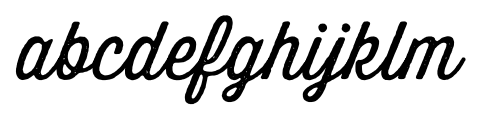 Thirsty Rough Light Font LOWERCASE