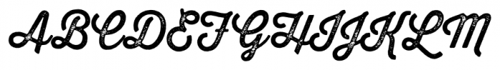 Thirsty Rough Regular Two Font UPPERCASE