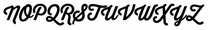 Thirsty Script  Bold Font UPPERCASE