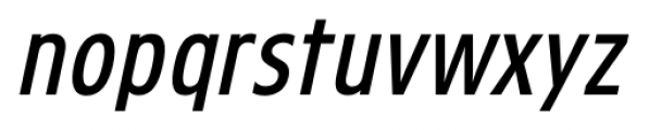 ThreepointsWest Italic Font LOWERCASE