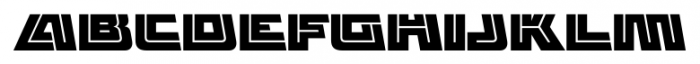 Thrusters Rev Font LOWERCASE