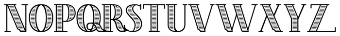 Thurbrooke Regular Font UPPERCASE