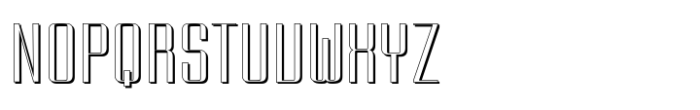 THD Senus Roman Shaded Font UPPERCASE