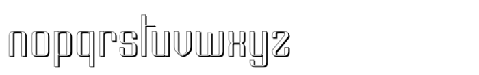 THD Senus Roman Shaded Font LOWERCASE