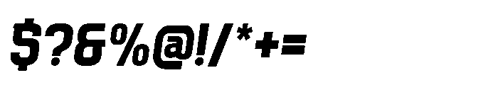 Thaber Blads Alternate Slant Font OTHER CHARS