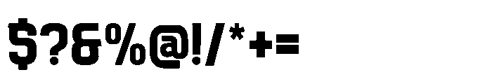 Thaber Blads Alternate Font OTHER CHARS