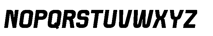 Thaber Blads Slant Font UPPERCASE