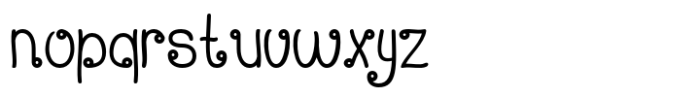 Thailook Font LOWERCASE
