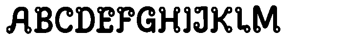 Thailoop Font UPPERCASE