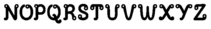 Thailoop Font UPPERCASE