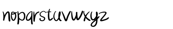 Thakipie Font LOWERCASE