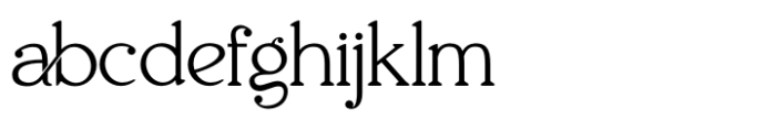 Thaknus Regular Font LOWERCASE