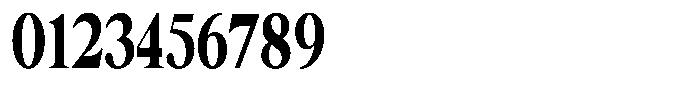 Thalore Black Condensed Font OTHER CHARS