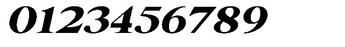 Thalore Black Expanded Oblique Font OTHER CHARS