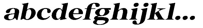 Thalore Black Expanded Oblique FONT
