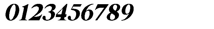 Thalore Black Oblique Font OTHER CHARS