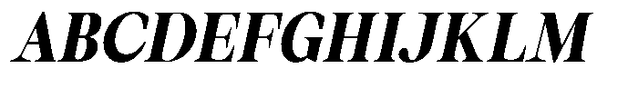 Thalore Black Oblique Font UPPERCASE