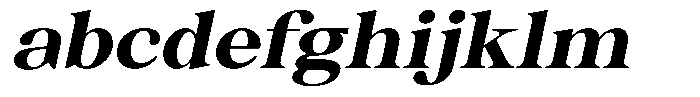 Thalore Black Semi Expanded Oblique FONT