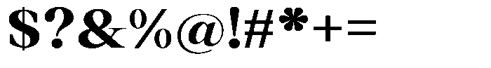 Thalore Black Semi Expanded Font OTHER CHARS