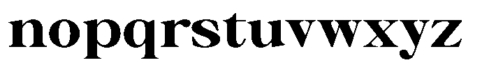 Thalore Black Semi Expanded Font LOWERCASE