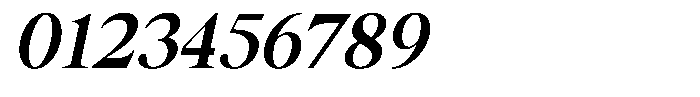 Thalore Bold Oblique Font OTHER CHARS