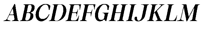 Thalore Bold Oblique Font UPPERCASE