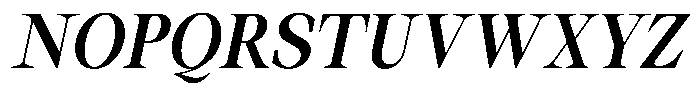 Thalore Bold Oblique Font UPPERCASE