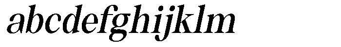 Thalore Bold Semi Condensed Oblique FONT