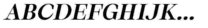 Thalore Bold Semi Expanded Oblique Font UPPERCASE