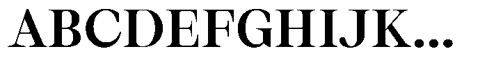 Thalore Bold Semi Expanded Font UPPERCASE