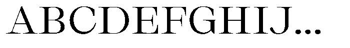 Thalore Expanded Font UPPERCASE