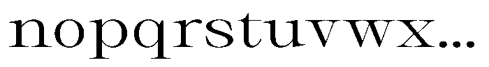Thalore Expanded Font LOWERCASE