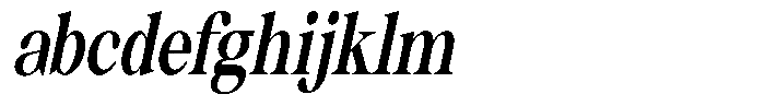 Thalore Extra Bold Condensed Oblique FONT