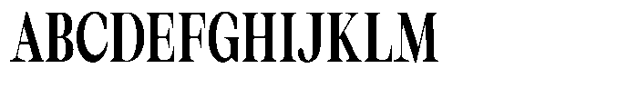 Thalore Extra Bold Condensed Font UPPERCASE