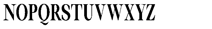 Thalore Extra Bold Condensed Font UPPERCASE