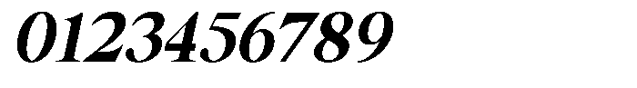 Thalore Extra Bold Oblique Font OTHER CHARS