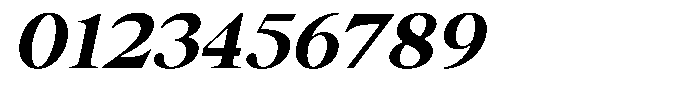 Thalore Extra Bold Semi Expanded Oblique Font OTHER CHARS