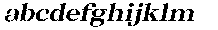 Thalore Extra Bold Semi Expanded Oblique FONT