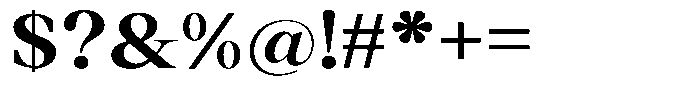 Thalore Extra Bold Semi Expanded Font OTHER CHARS