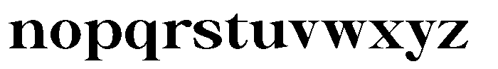 Thalore Extra Bold Semi Expanded Font LOWERCASE