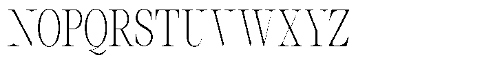 Thalore Extra Light Condensed Font UPPERCASE