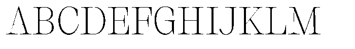 Thalore Extra Light Font UPPERCASE
