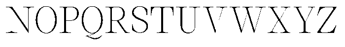 Thalore Extra Light Font UPPERCASE