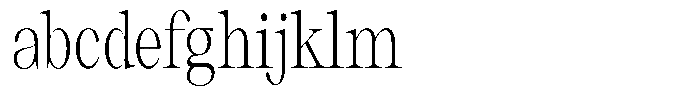 Thalore Light Condensed FONT